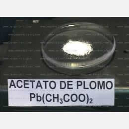 Acetato de Plomo